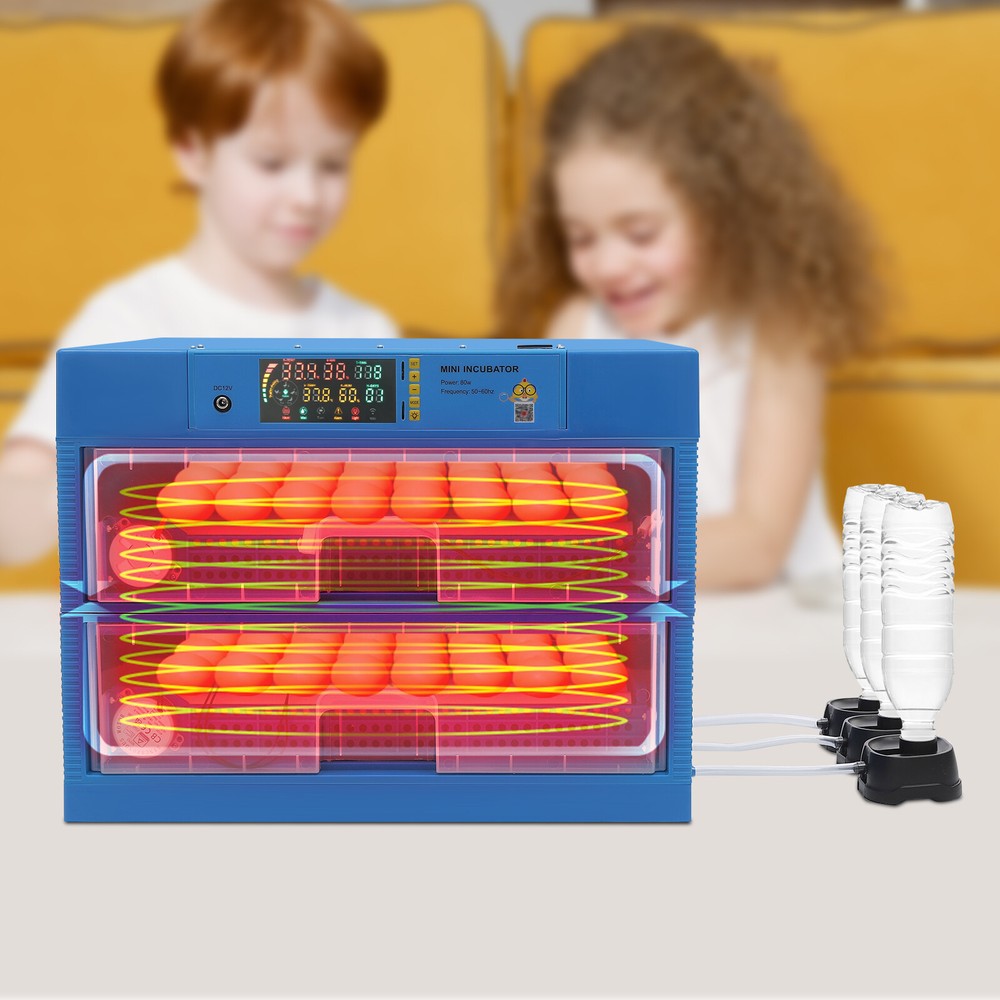 128 Egg Incubator Digital Poultry Egg Hatcher Machine Eggs Hatching Machine