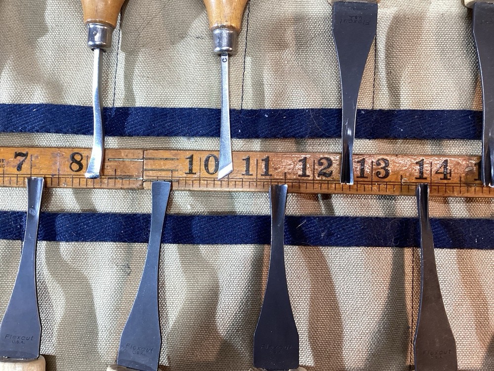 Large group flexcut & misc wood carving tool set Gunsmith