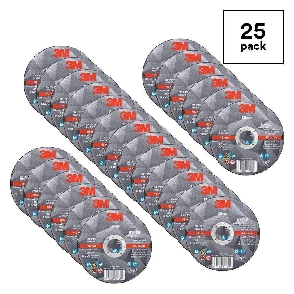 3M Silver Cut-Off Wheel, Precision Shaped Ceramic, Long-Lasting