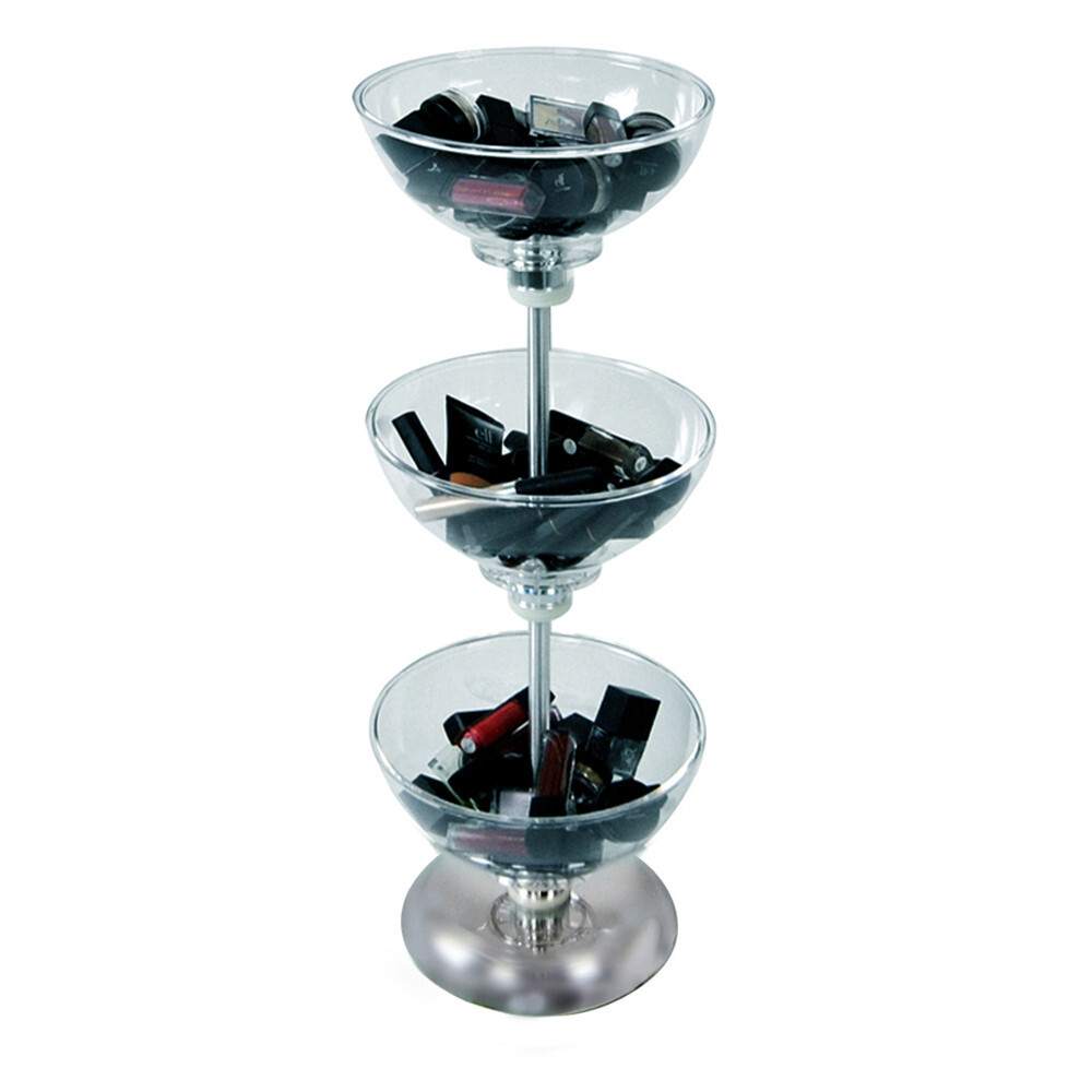 Azar Displays Three-Tier 8", 8" & 8" Bowl Display