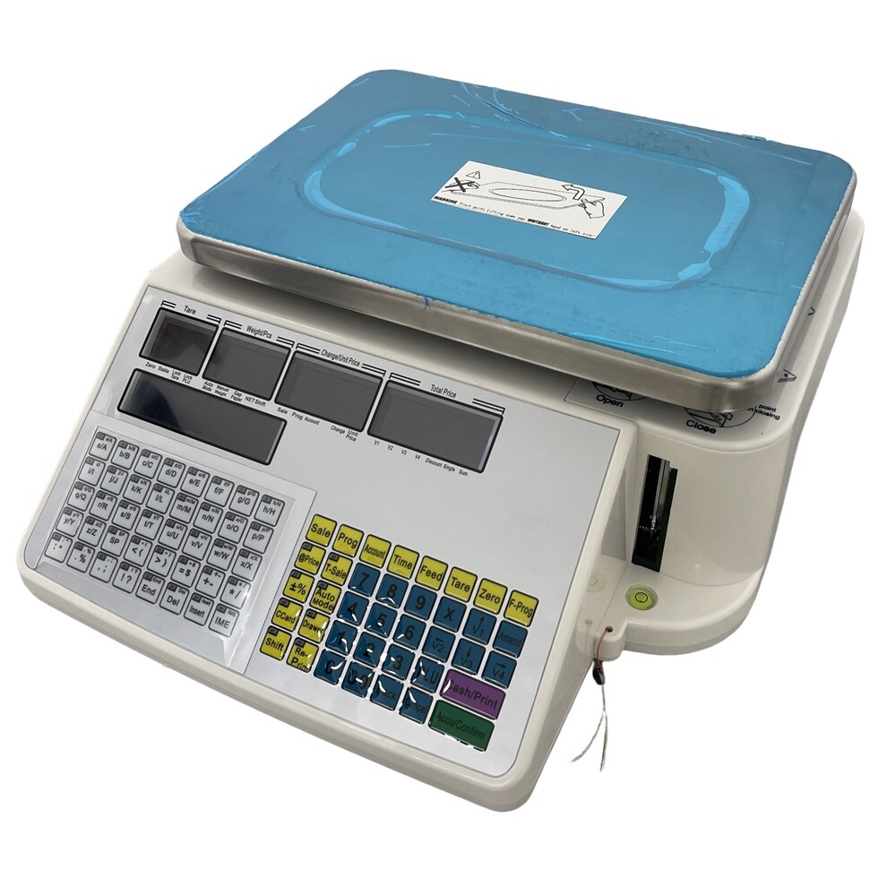 110V Print Electronic Scale Digital Price Computing Scale Thermal Printer 66 lbs