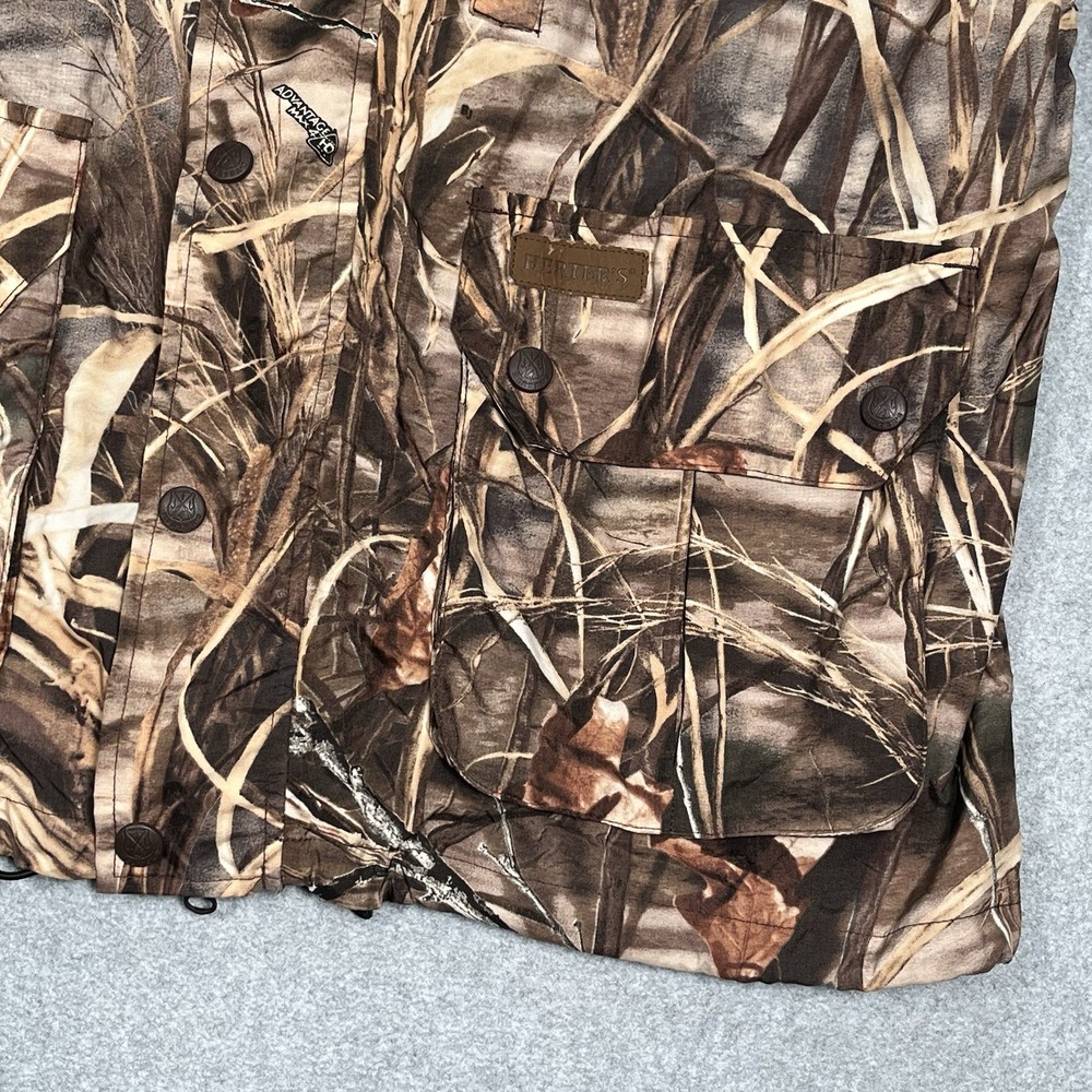 Herters Camo Jacket Full Zip Button Lined Advantage Max 4 Hunting