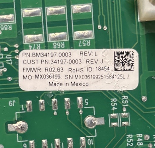 Bunn-O-Matic 34197 Control Circuit Board