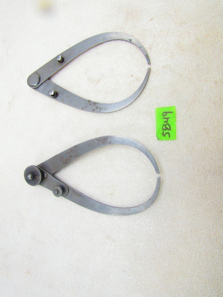 Outside calipers including Starrett & Standard Tool