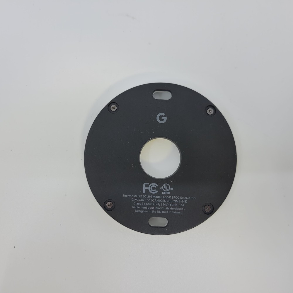 Google Nest 3rd Generation A0013 Programmable Thermostat Wiring BASE ONLY! [LN]™