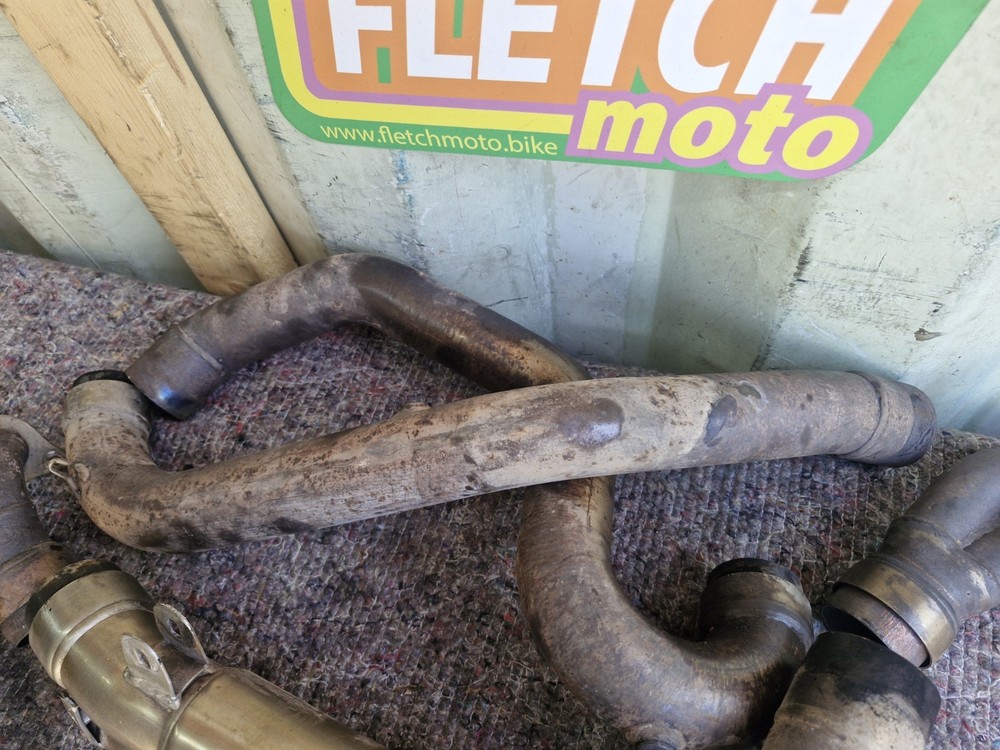 2000 DUCATI 748 EXHAUST HEADERS DOWNPIPES SYSTEM
