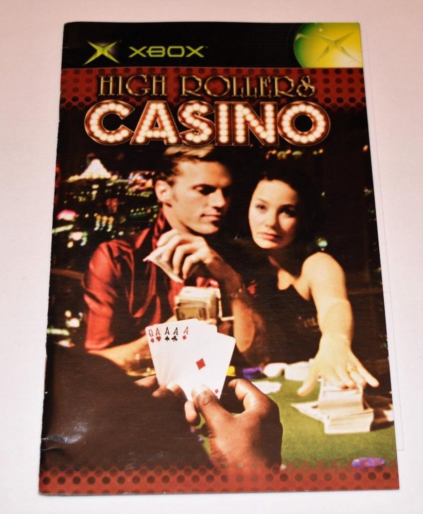 MANUAL ONLY High Rollers Casino Microsoft Original Xbox