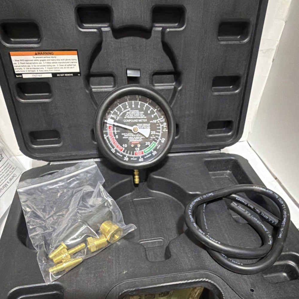 Pittsburgh fuel pump gauge tester