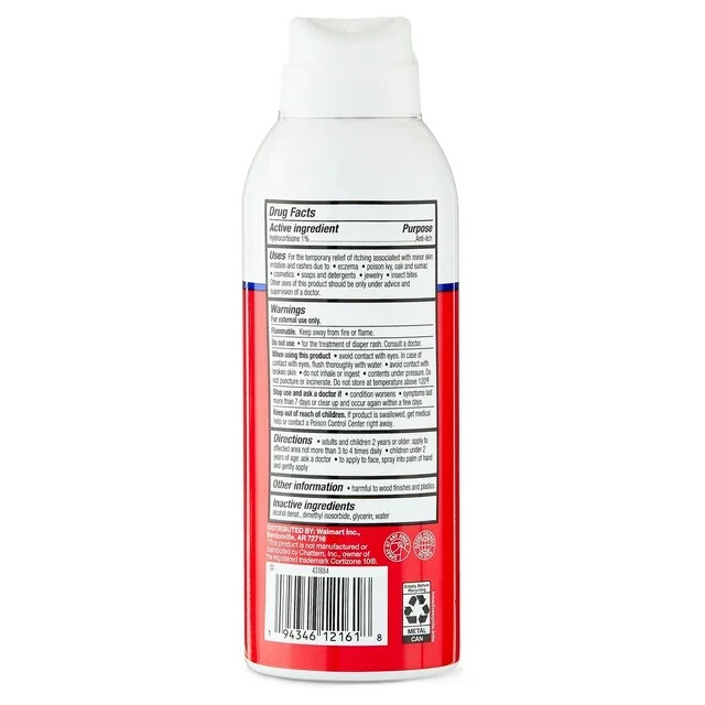 Equate Maximum Strength Anti Itch Continuous Spray, 3.0 oz