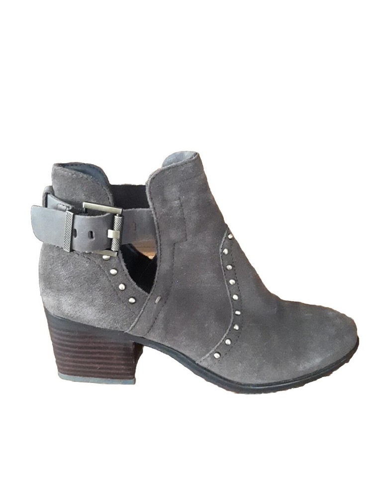 Nicole Kelby Leather Boot, Dark Brown 7.5M