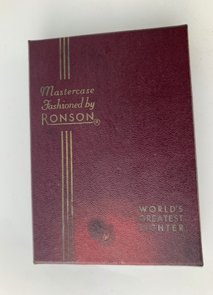 Vintage Ronson Mastercase Lighter and Cigarette Case