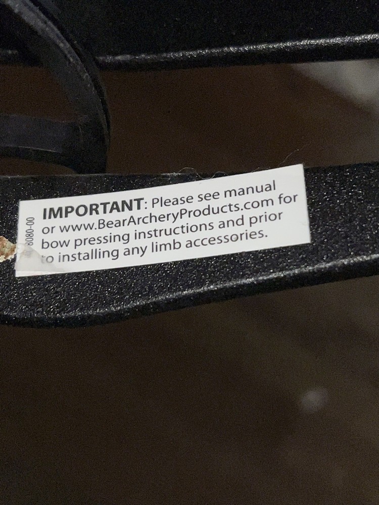 Bear Apprentice 3 Compound Bow Right Handed