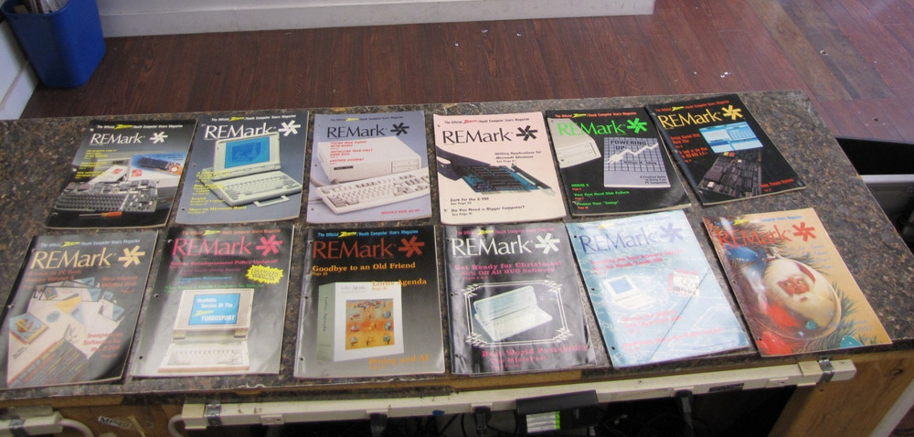 1989 REMark Heath Zenith User Group Magazines Computer Advertisements JAN-DEC