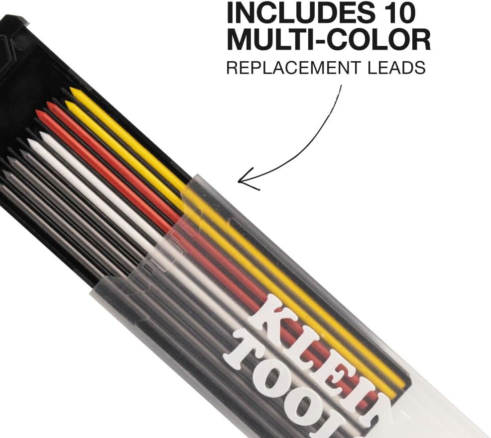 Klein Tools 80189 Skribes 2.8 Mm Mechanical Carpenter Pencil with Built-In Sharp