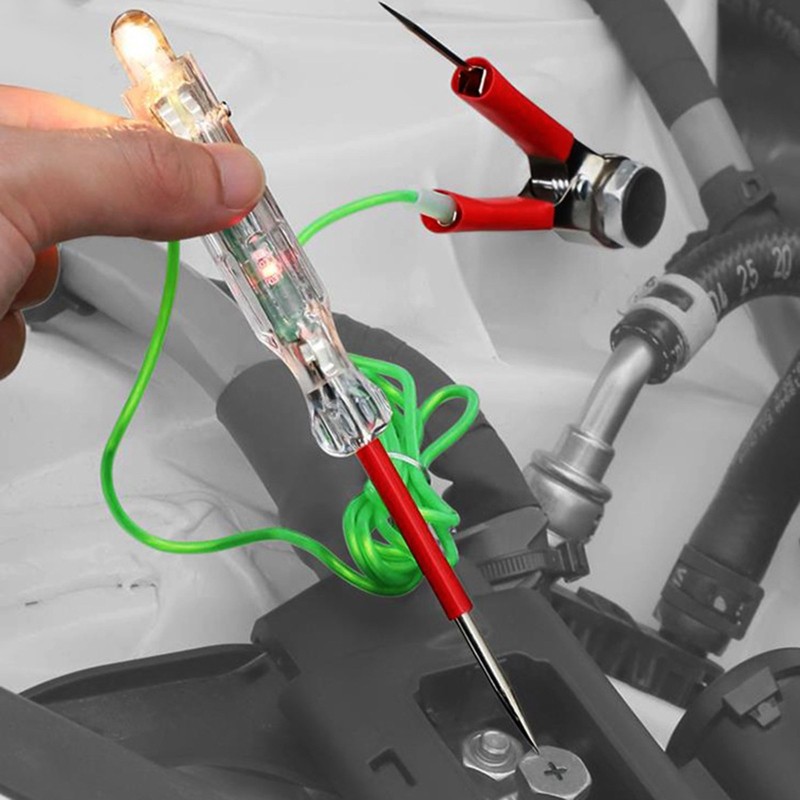 LED Car Test Pencil Spring Wire Vehicle Circuits Low Voltage Tester for Sharp Pr