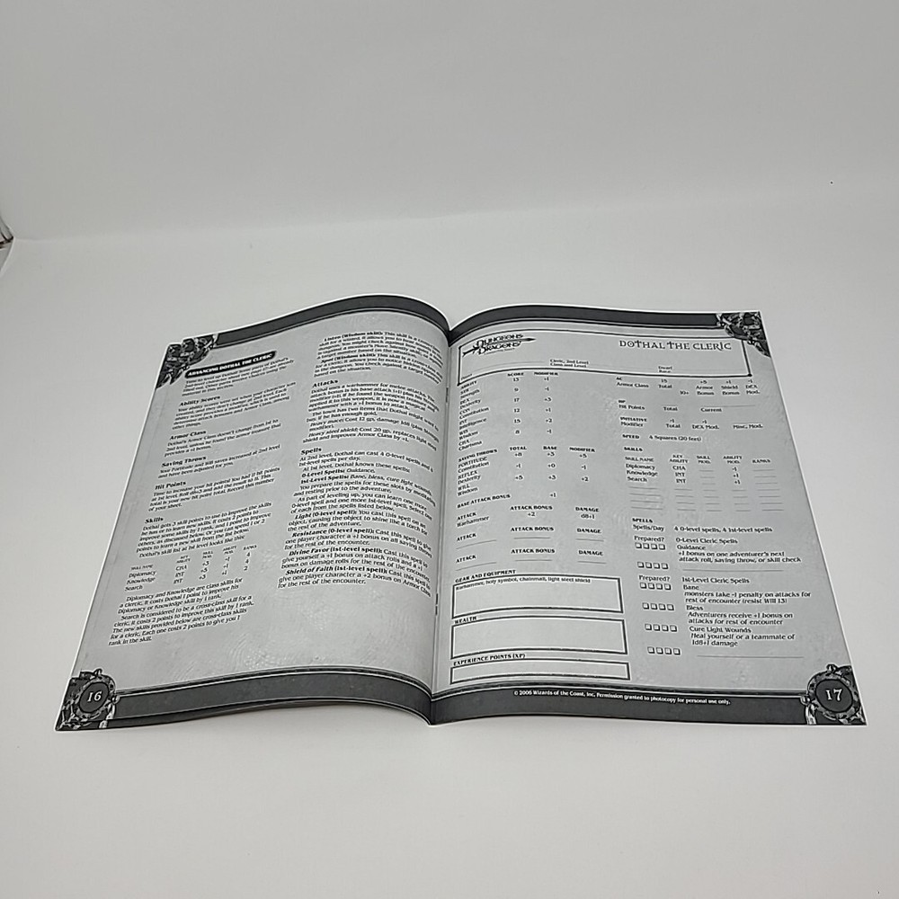 Dungeons & Dragons - Advanced Rule Book for BASIC GAME - 2004 Paperback Book