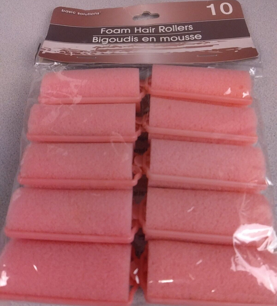 Set Of 2 Basic Solutions 10 And 10 Pack Foam Hair Rollers - New. (51.1)
