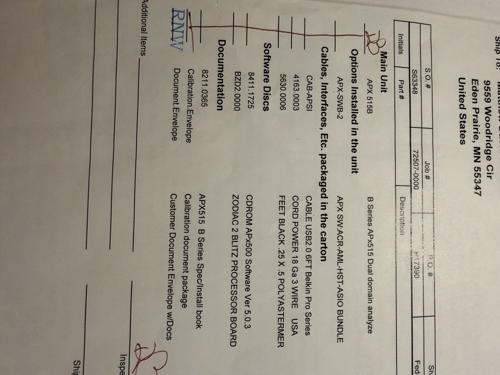 Audio Precision APx515 Audio Analyzer - B Series -