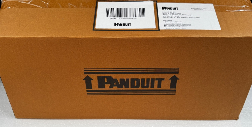 Panduit P12B19M Horizontal Basic Power Distribution Unit