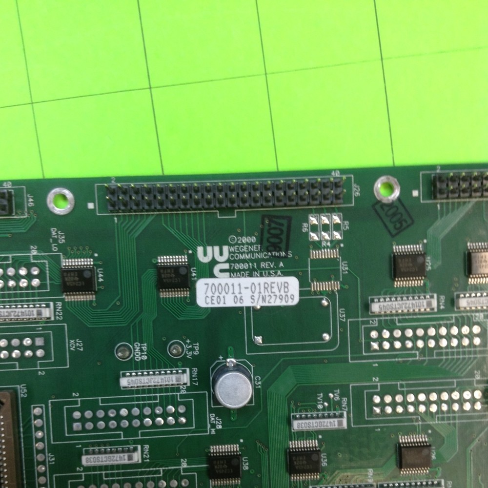 Wegener Unity 5000 Cable Box Main Logic Board 700011 Wegener Communications