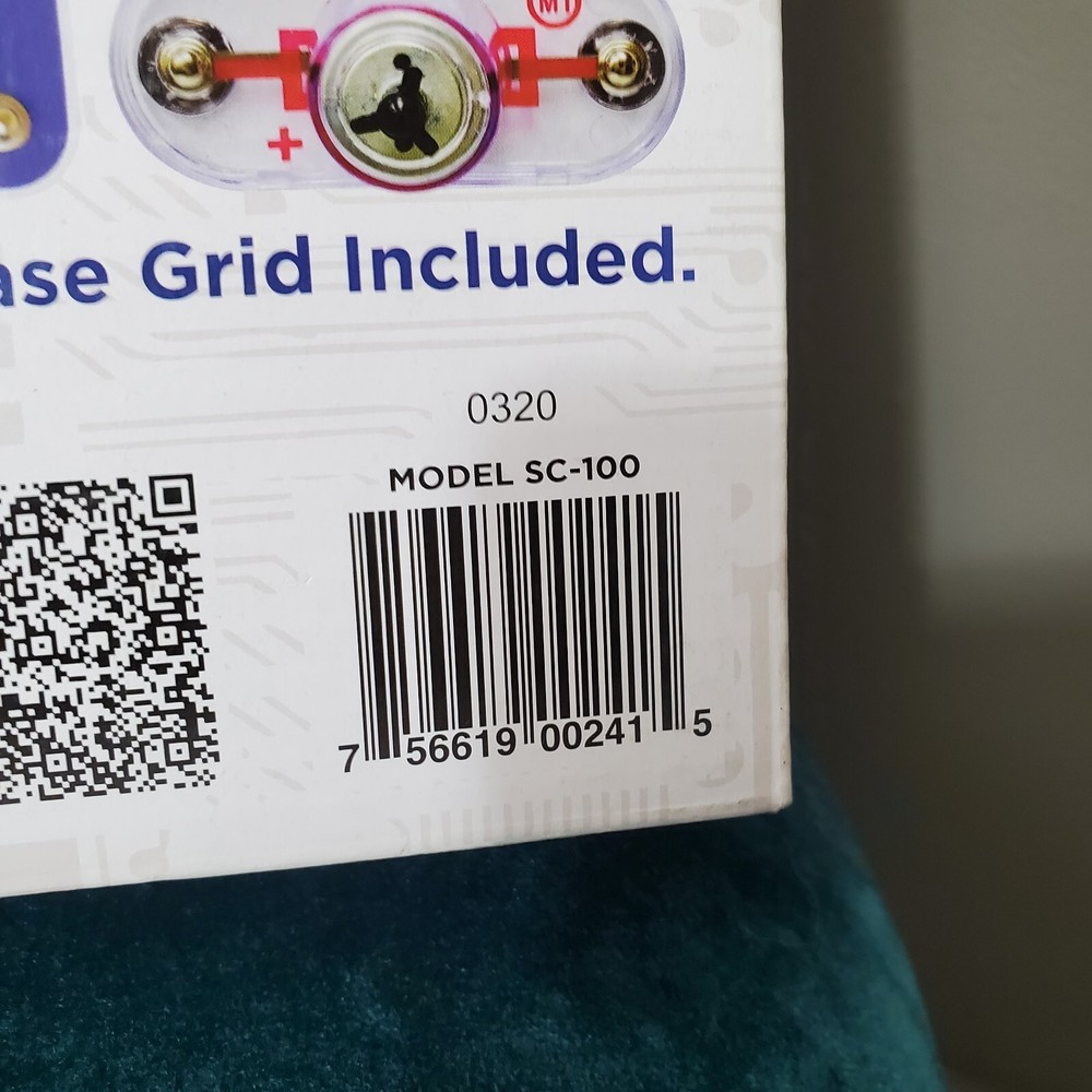 Snap Circuits Model SC-100 JR Kit Homeschool Electronics Educational Complete