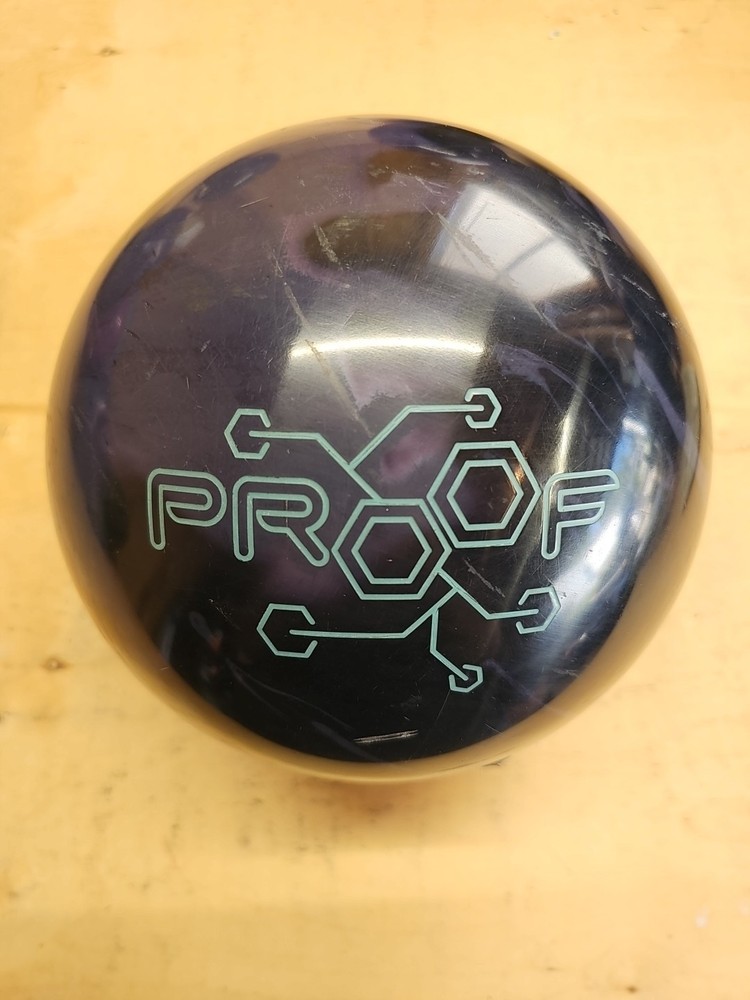 Track PROOF SOLID Bowling Ball 15 Lb Pound Drilled