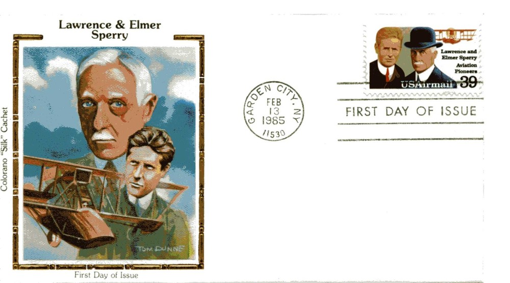 C114 Sperry Brothers, Colorano "Silk" Cachet, FDC