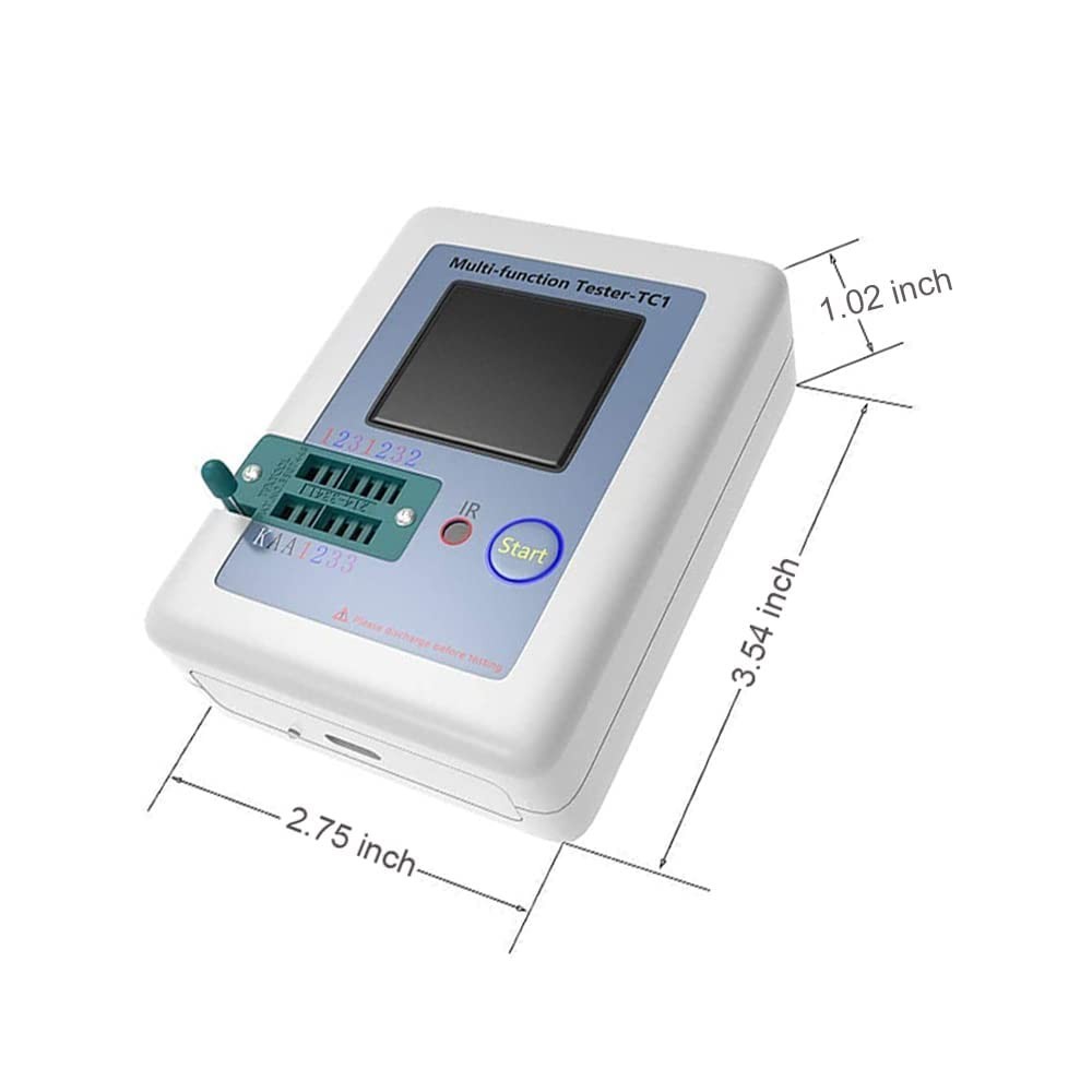 Capacitor and Transistor Meter with Lithium Battery and Auto Shut-Down Feature