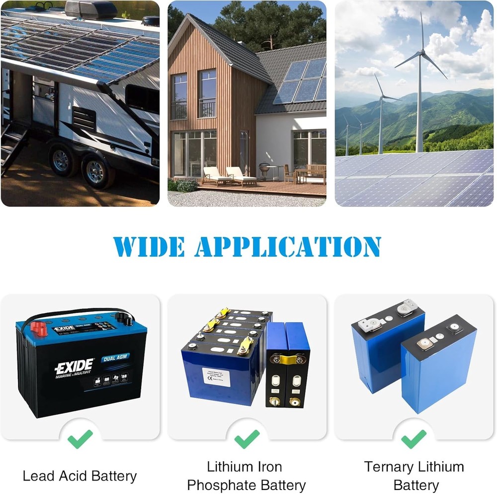 Automatic Transfer Switch 50A 5500 Watt ATS Dual Power Controller Off Grid Solar