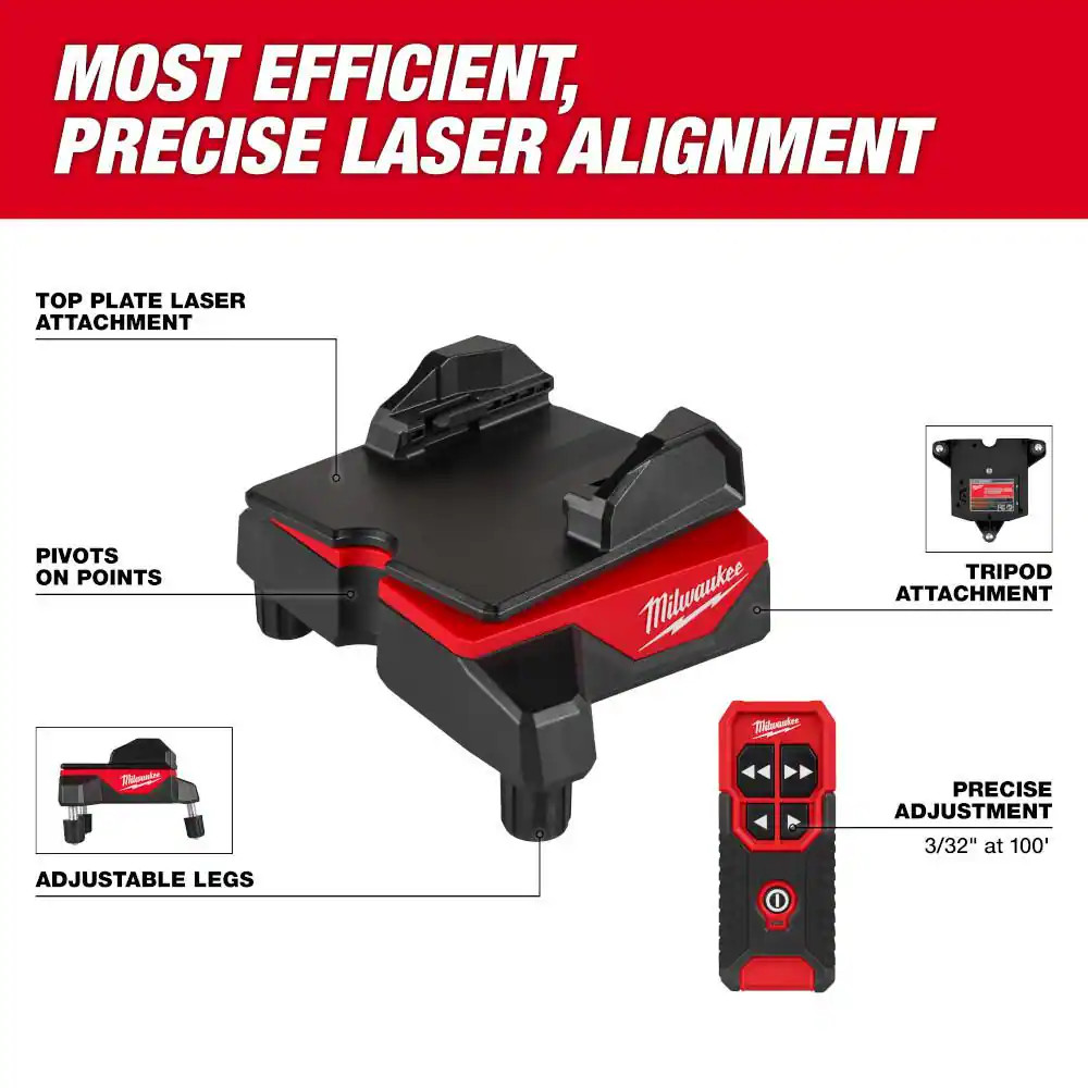 Wireless Laser Level Alignment Base with Remote