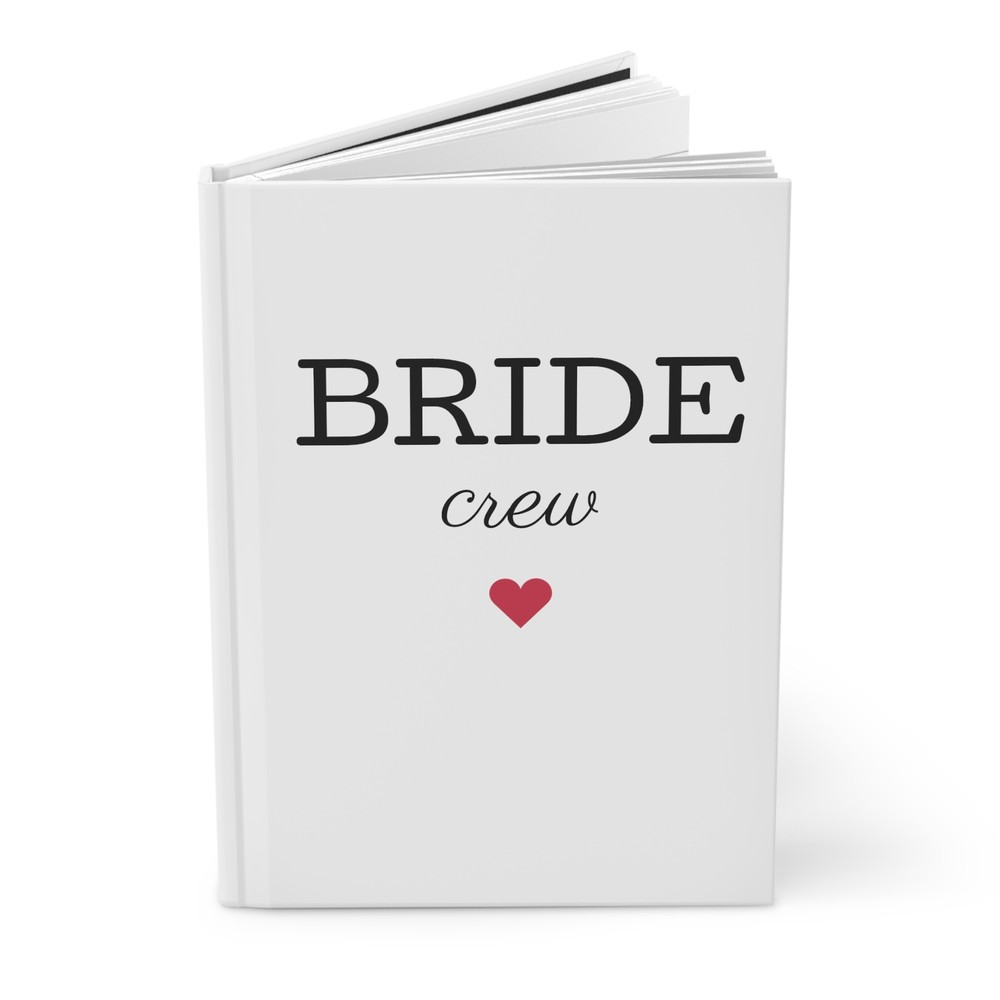 Bride Crew Hardcover Journal Matte