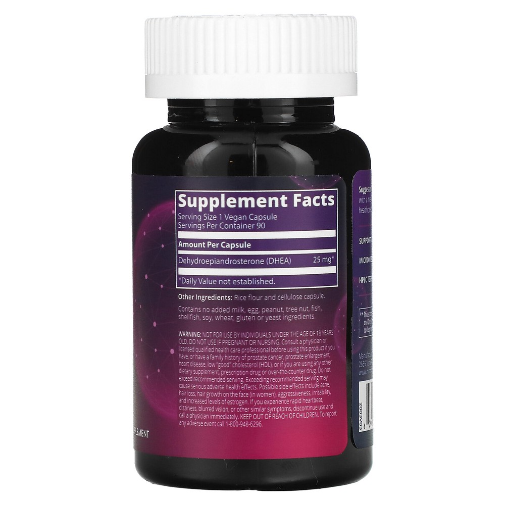 DHEA, 25 mg, 90 Vegan Capsules