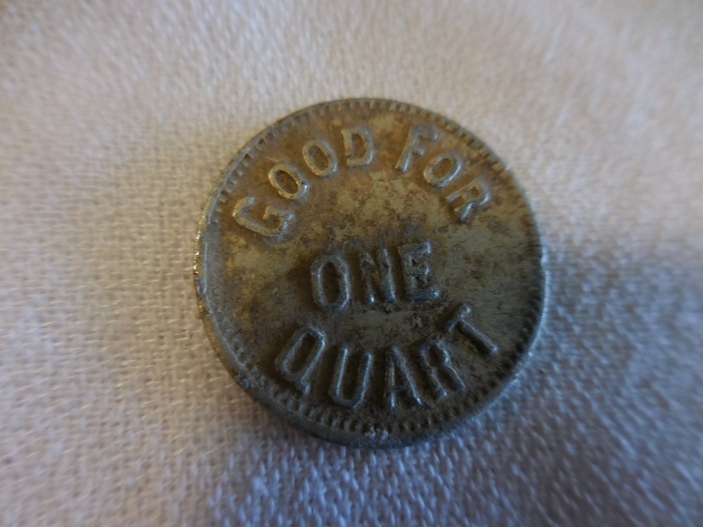 Good For One Quart Milk Koons Token