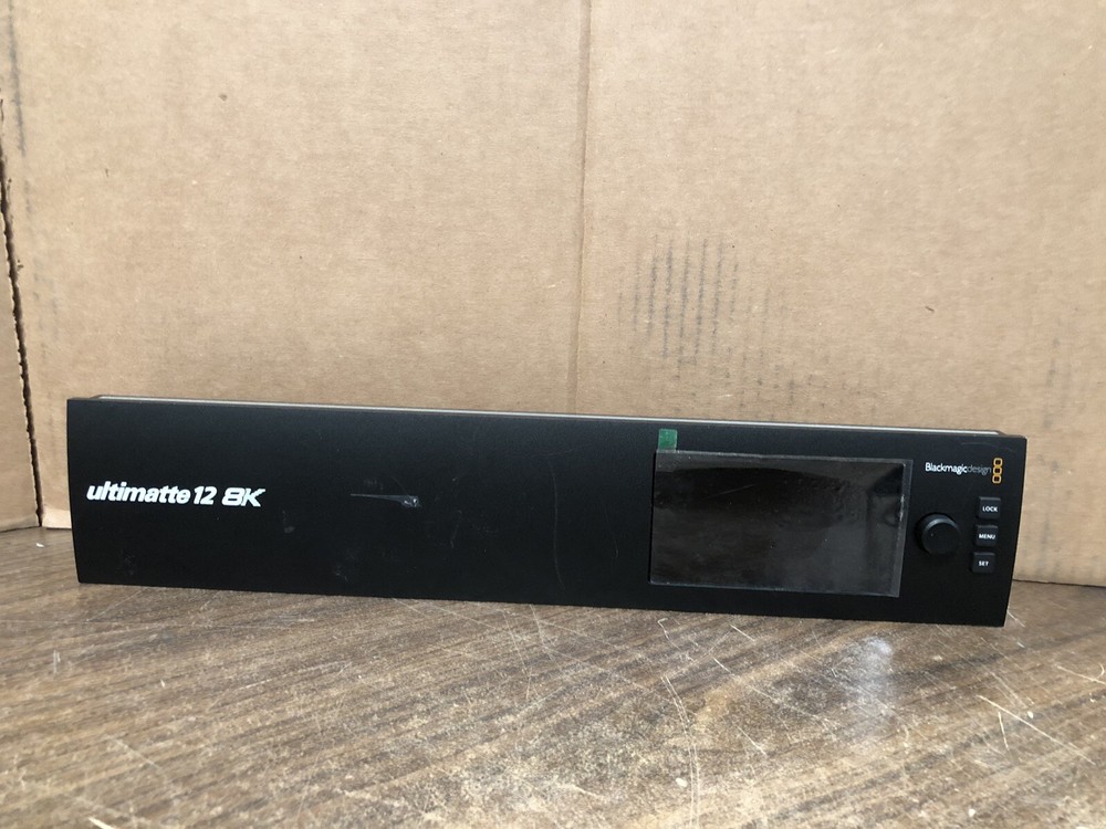 GENUINE Blackmagicdesign Ultimate 12 8K Front Panel Display/Cover ( See Photos)