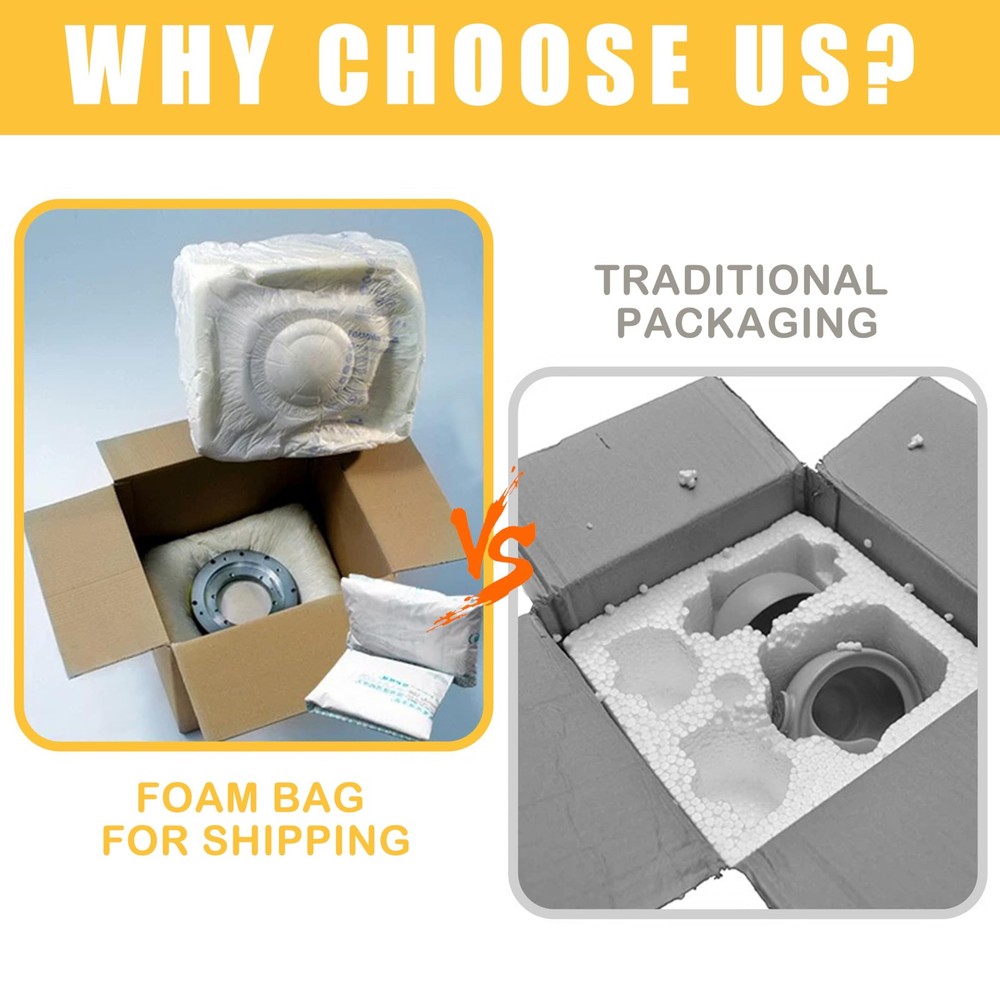 10 Pack 14”x16” Expandable Packing Foam for PC & Irregular-Shaped Items - Sho...