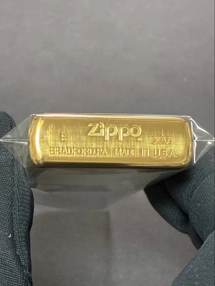 Zippo Hard Rock Cafe Guam Gold One Sided Processing Lighter Regular Japan