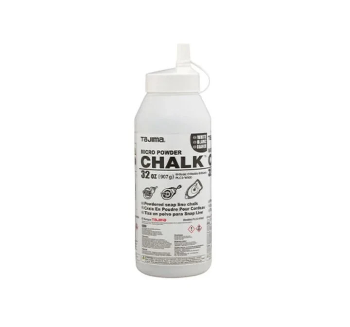 Tajima Micro Chalk Powdered Snap Line Chalk White 32oz