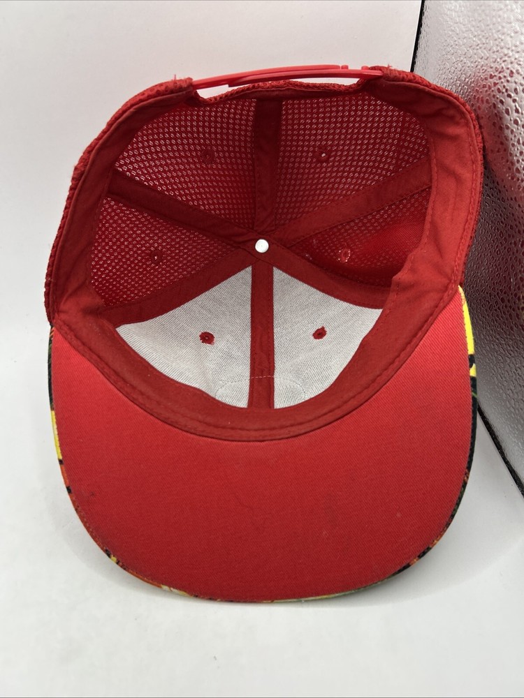 THE FLASH Baseball Hat Cap Youth Boys Patterned Flat Bill Patch Red SnapBack