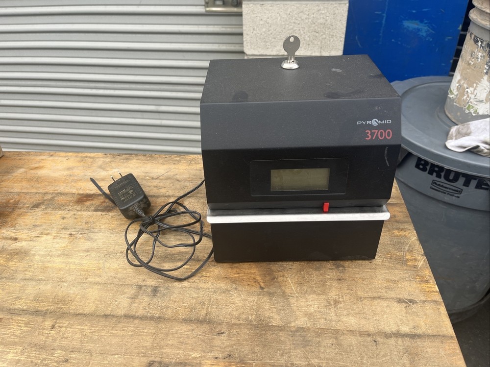 Pyramid Time Systems Model 3700 Heavy-Duty Time Clock