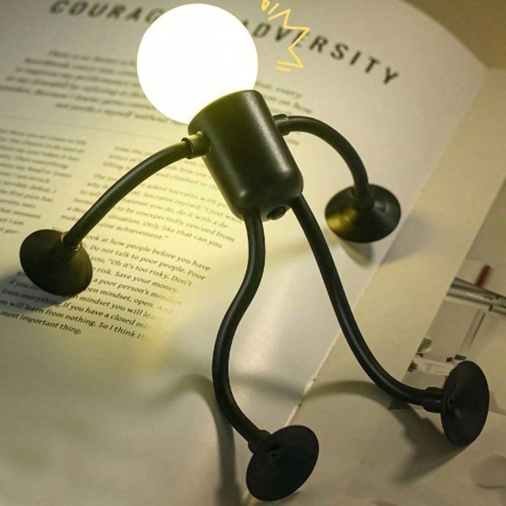 Interactive Decorative Night Light - Bendable Sportsman for Creative Spaces