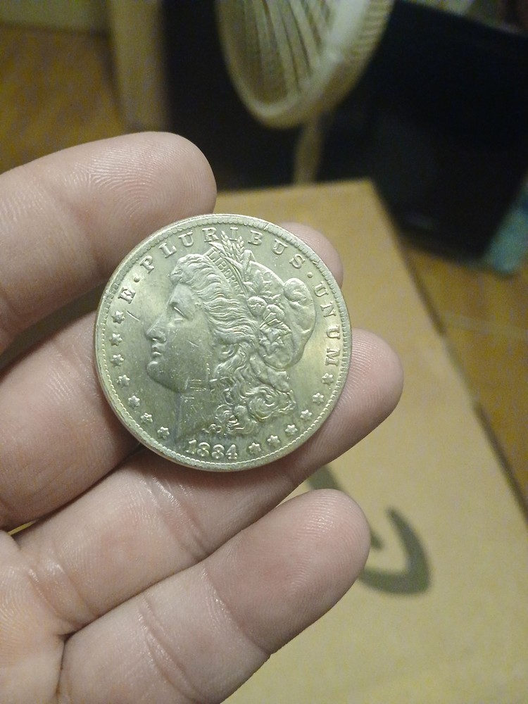 1884cc Possibly Au Or Better Morgan Silver Dollar