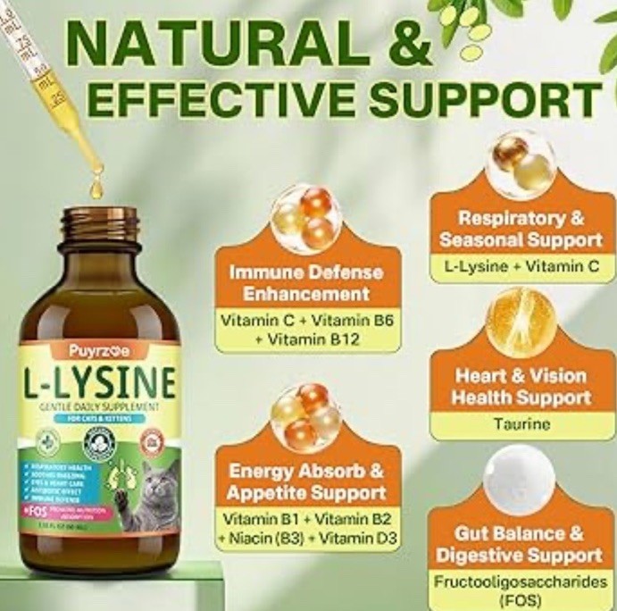 Lysine for Cats Drops