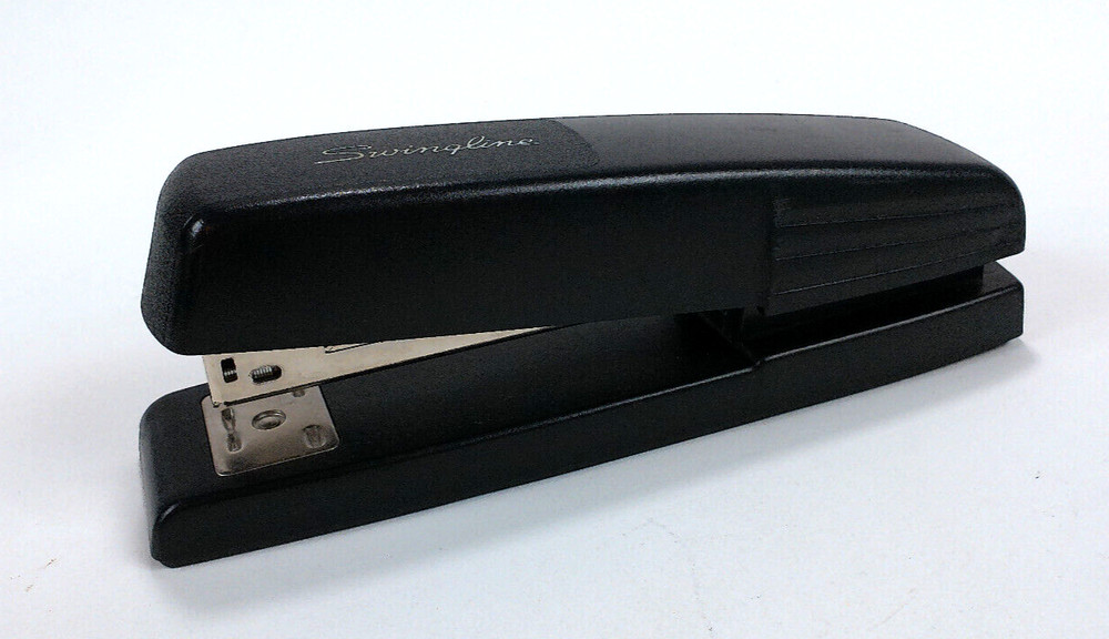 Swingline Plastic Stapler Model 545 Black ~ TESTED & WORKS ~
