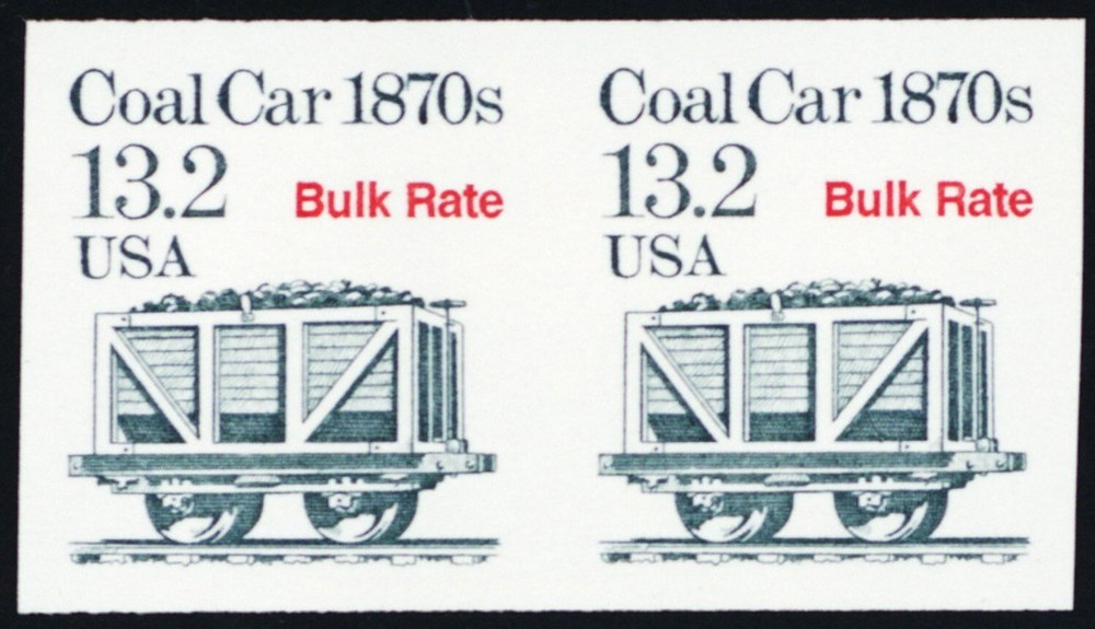 2259a, Mint VF NH 13.2¢ Imperforate Error Pair * Stuart Katz
