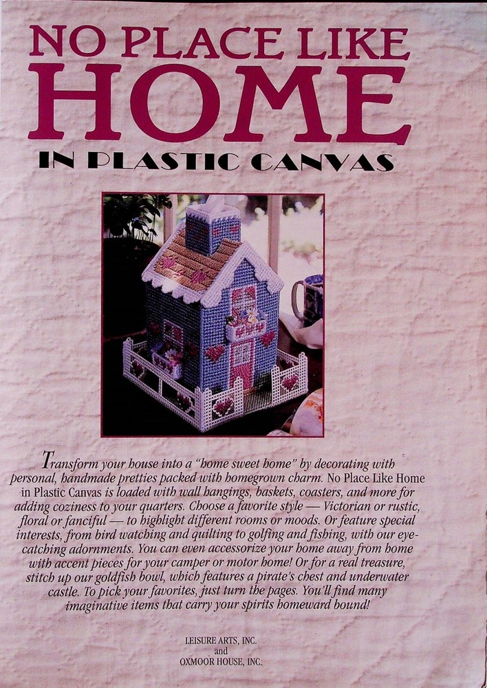 Plastic Canvas Patterns No Place Like Home 75 Mixed Sampler Patterns Projects