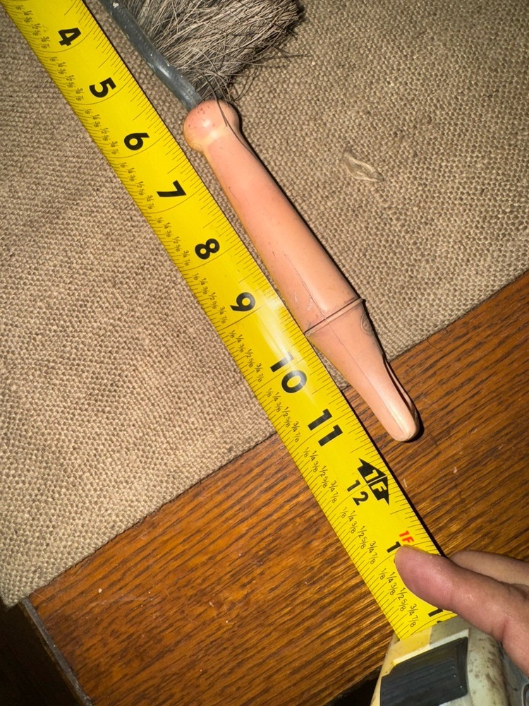 Vintage Pink Handle Fuller Brush 12”