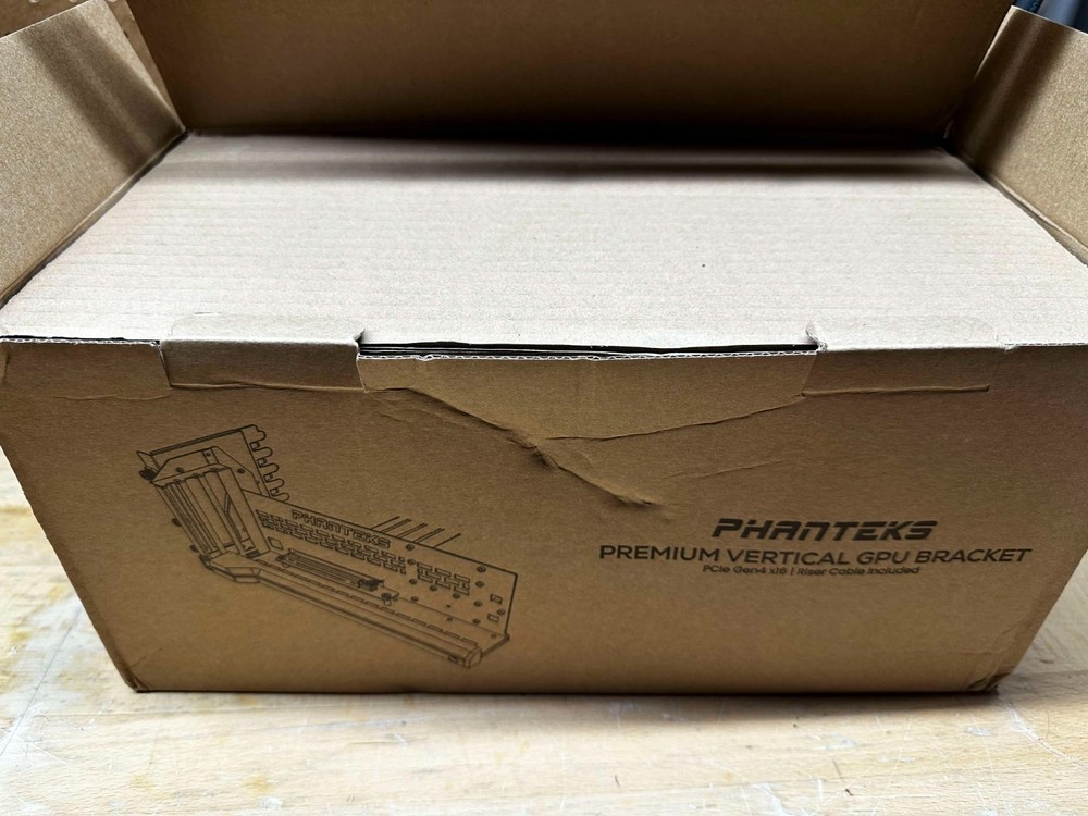 Phanteks Black PHVGPUKT02 Premium Vertical GPU Bracket Kit With Riser Cable