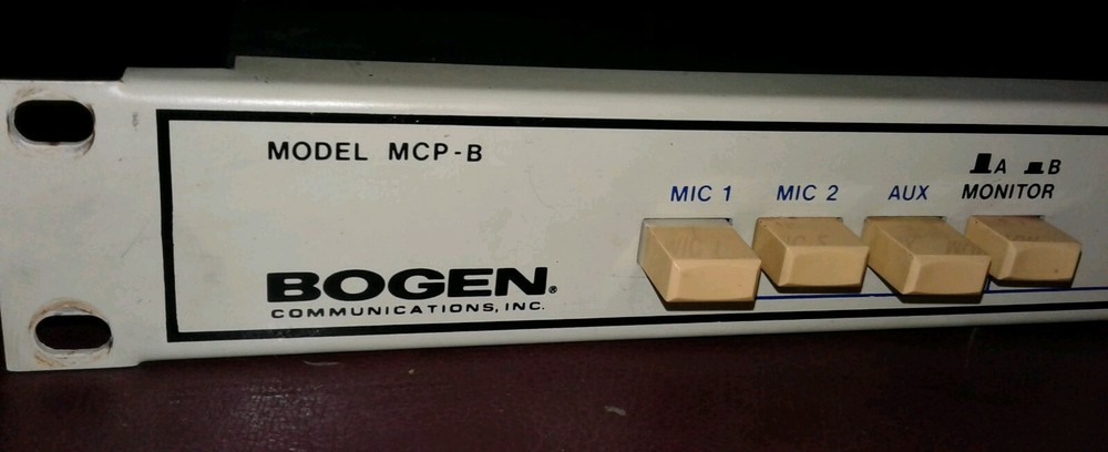 Bogen Communications MCP-B Intercom B Program Control Panel