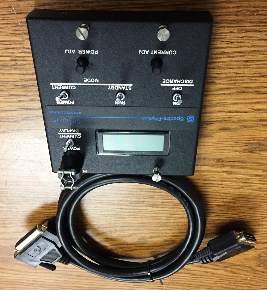 Spectra Physics 385F-10 Laser Remote Controller with Cable