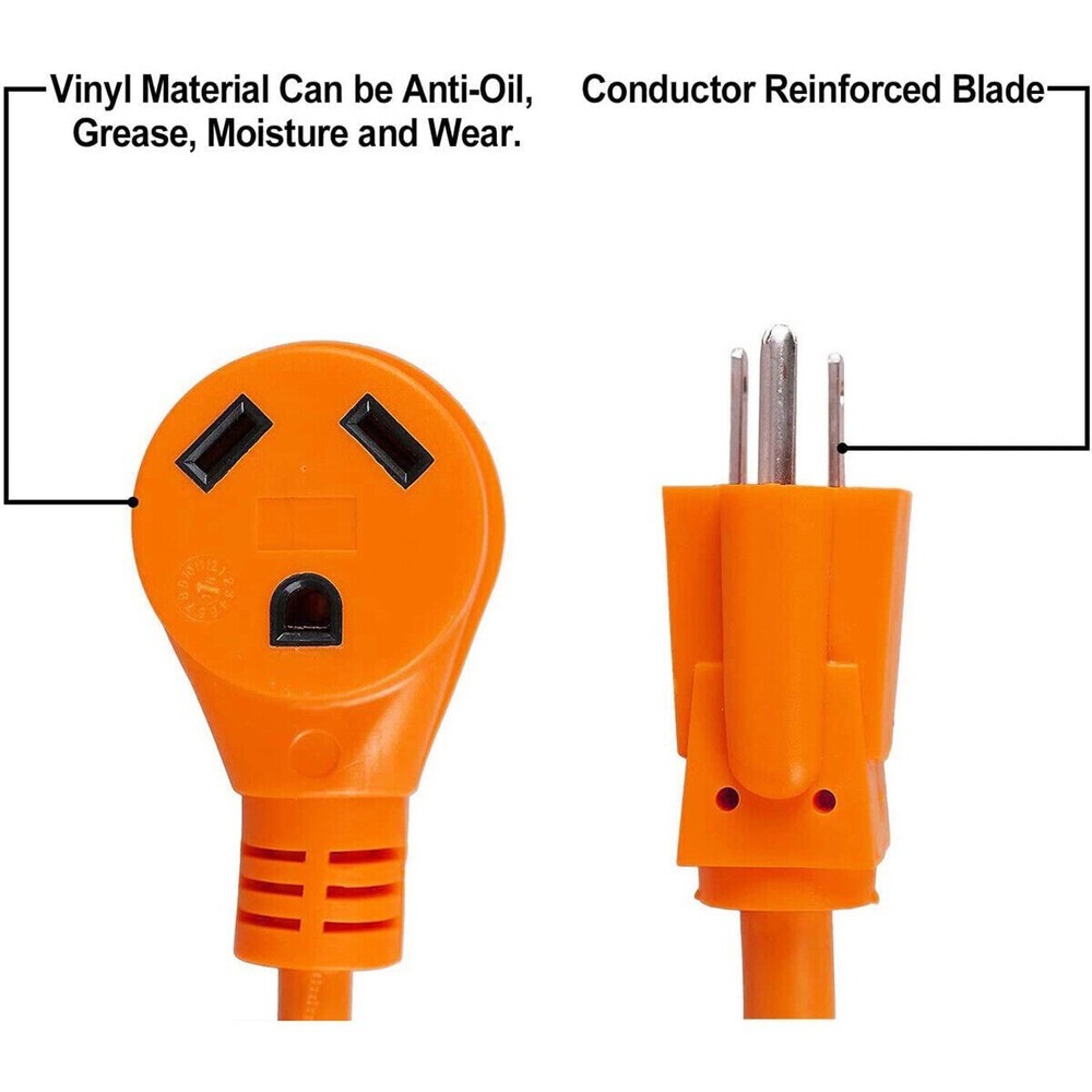 15 Amp Male to 30 Amp Female Dogbone Adapter RV Electrical Converter Cord Cable